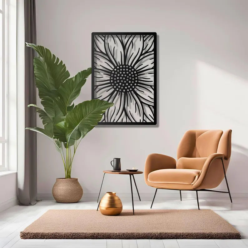 Daisy Wooden Wall Art