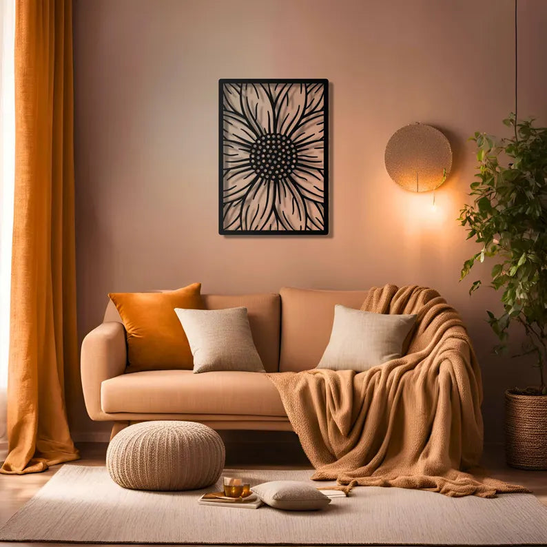 Daisy Wooden Wall Art