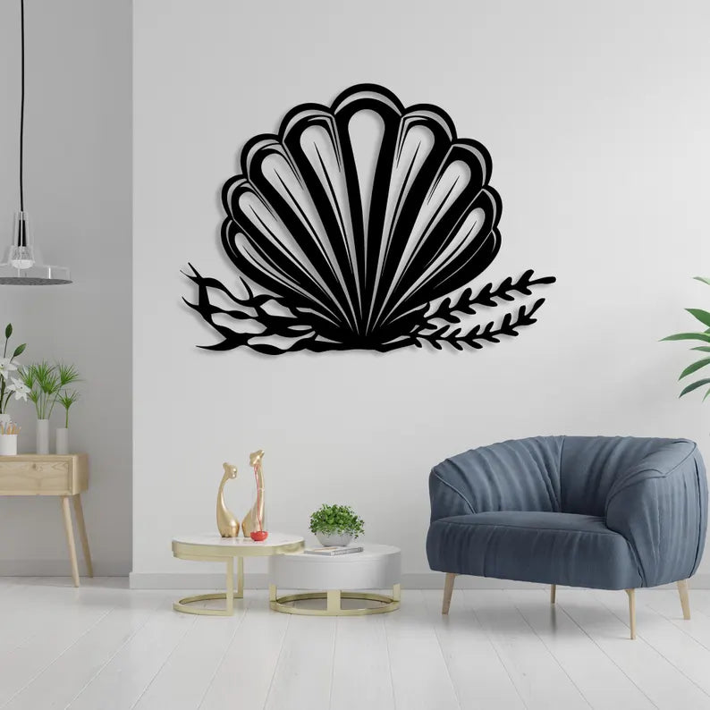 Seashell Wooden Wall Art