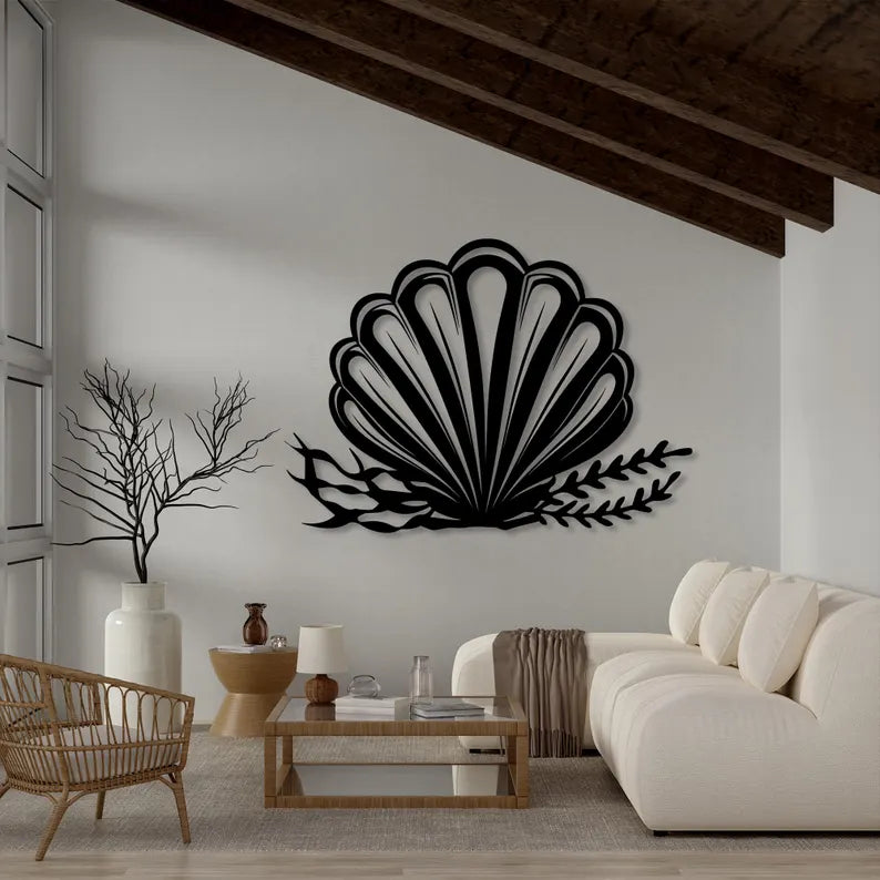 Seashell Wooden Wall Art