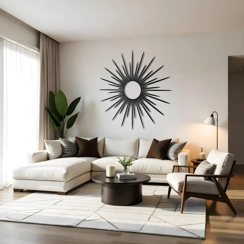 Sun Celestial Wooden Wall Decor