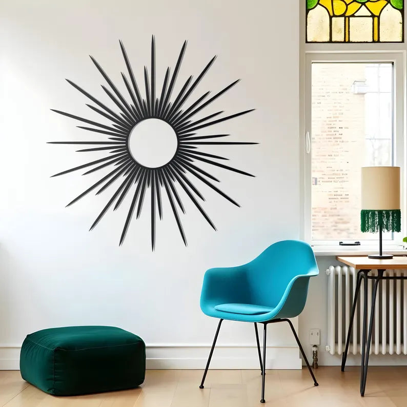 Sun Celestial Wooden Wall Decor