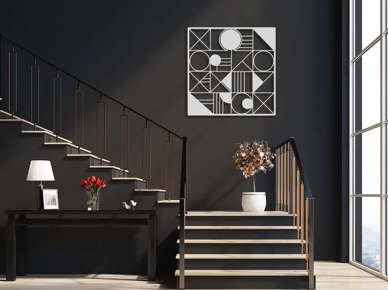 Contemporary Square Wall Decor Art