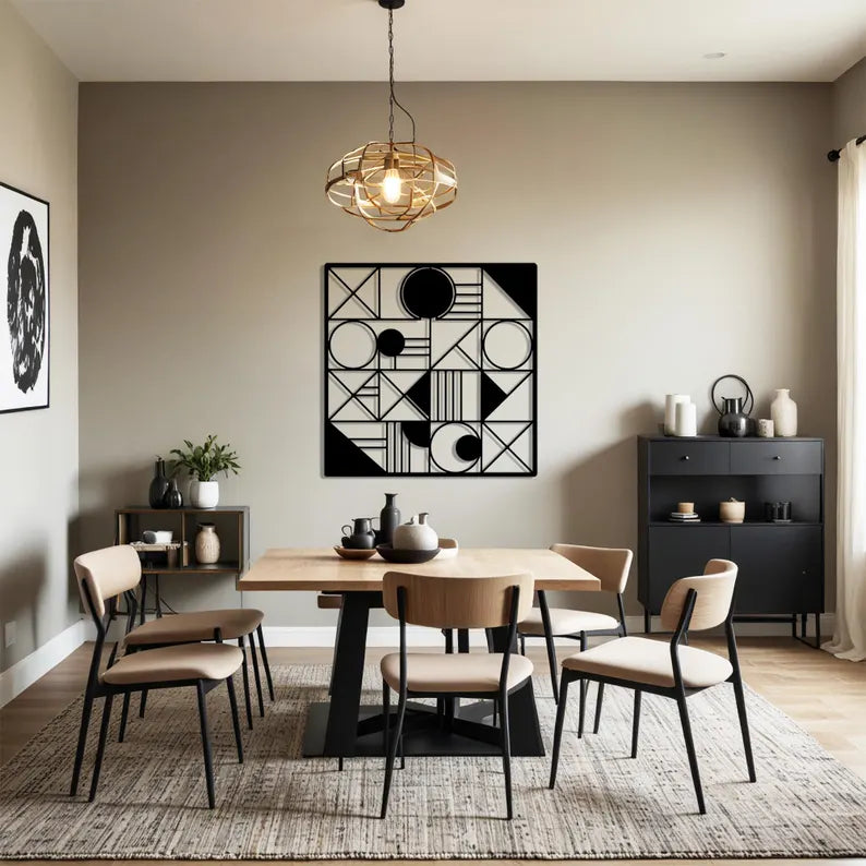 Contemporary Square Wall Decor Art