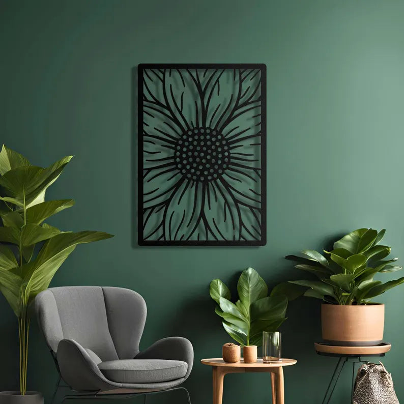 Daisy Wooden Wall Art