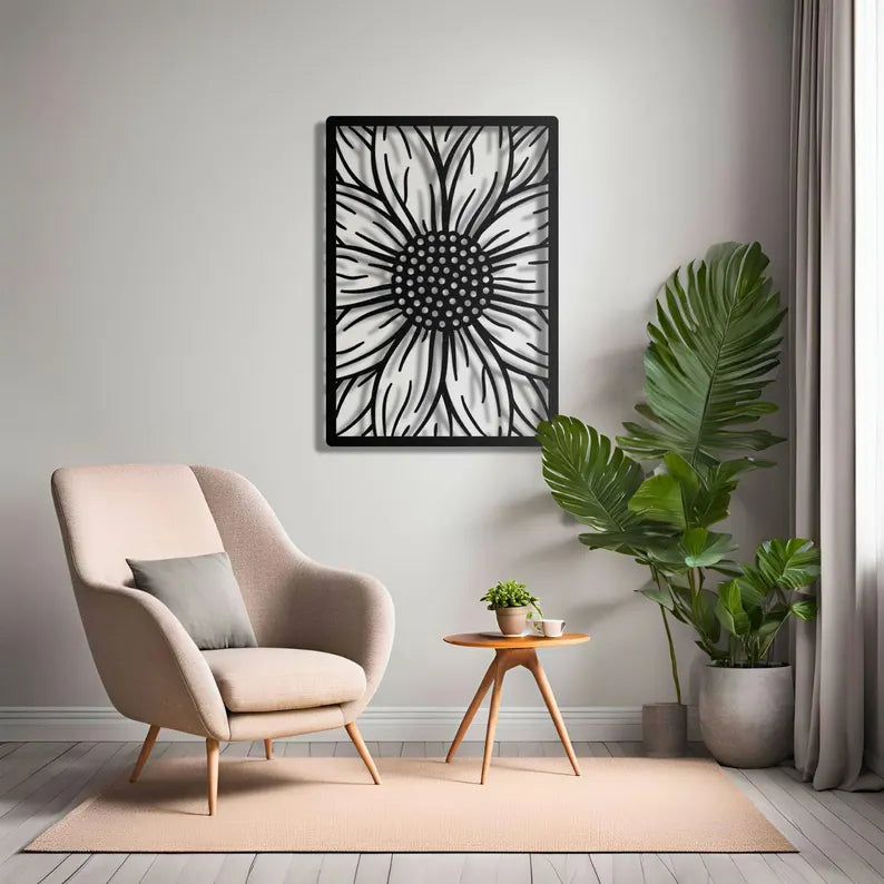 Daisy Wooden Wall Art