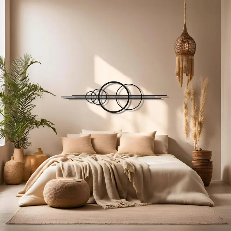 Wood Circular Geometric Wall Art