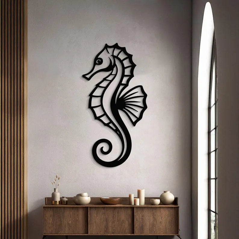 Seahorse Wooden Wall Art