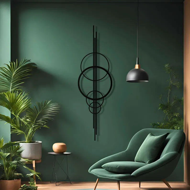 Wood Circular Geometric Wall Art