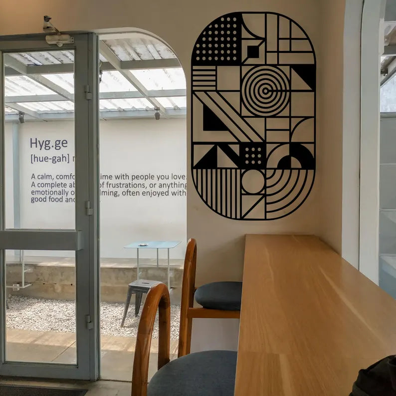 Modern Geometric Wood Wall Art