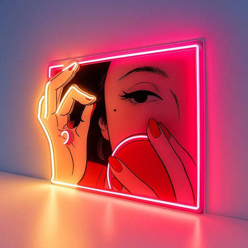 Custom Neon Digital Studio Board Sign Decor