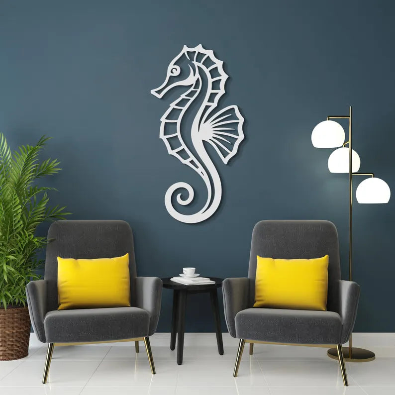 Seahorse Wooden Wall Art