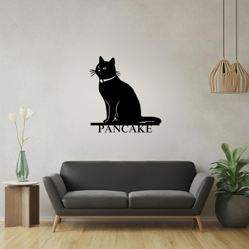 Personalized Cat Name Sign