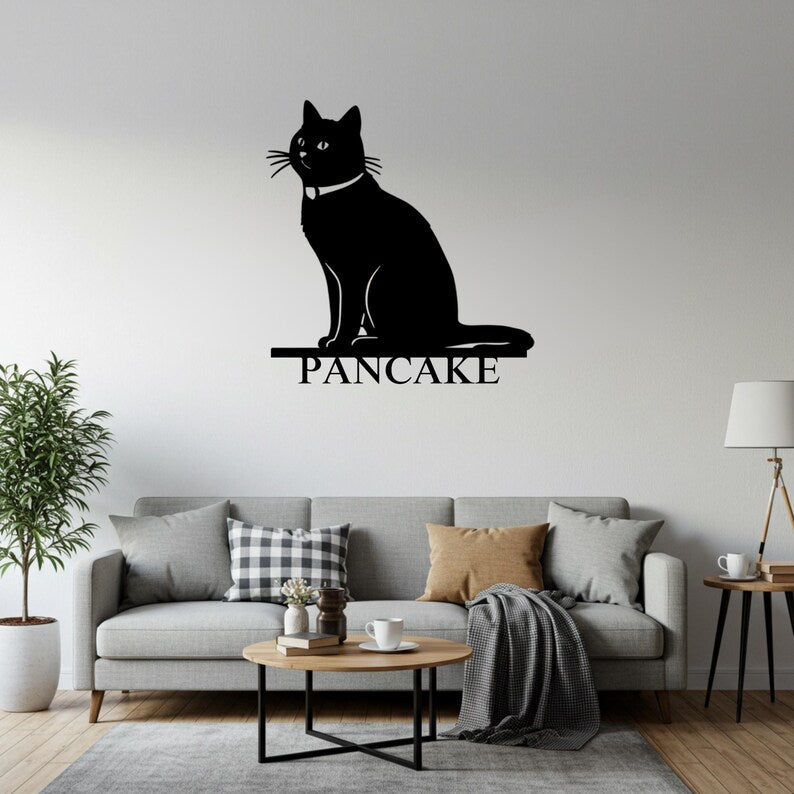 Personalized Cat Name Sign