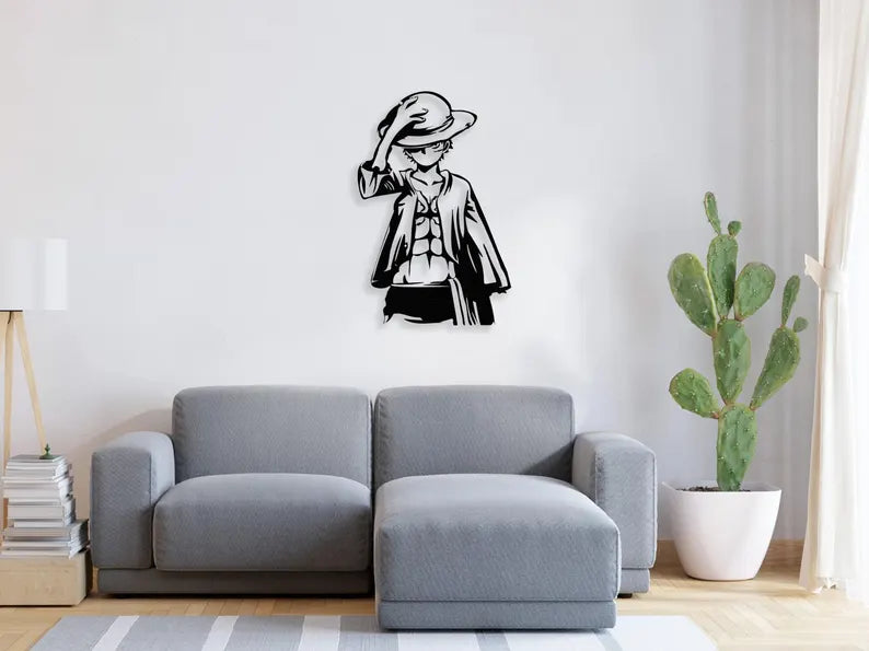 Luffy Wooden Wall Art