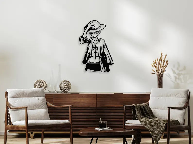 Luffy Wooden Wall Art