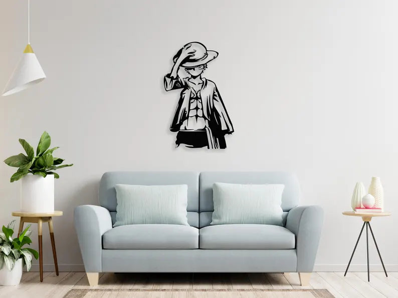 Luffy Wooden Wall Art