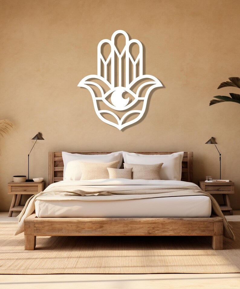 Hamsa Wooden Wall Art