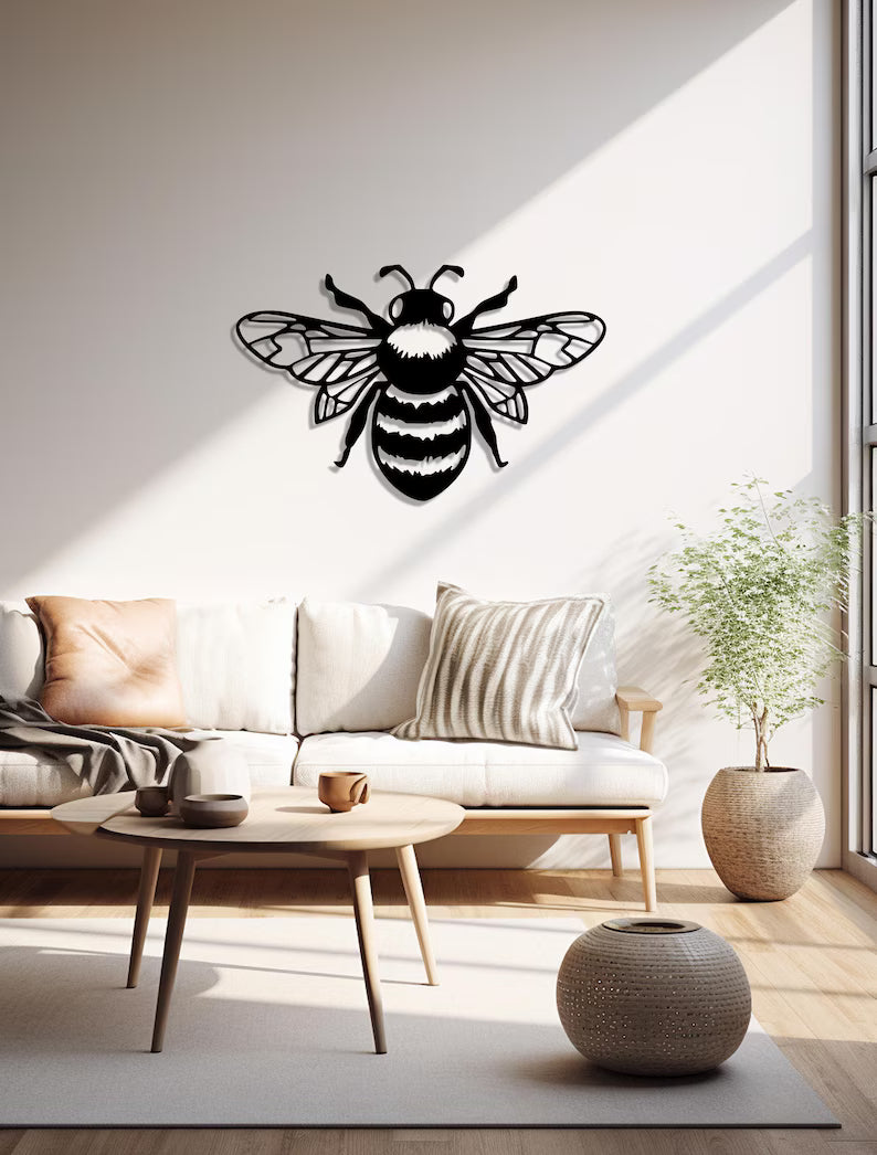 Bumble Bee Wooden Wall Art