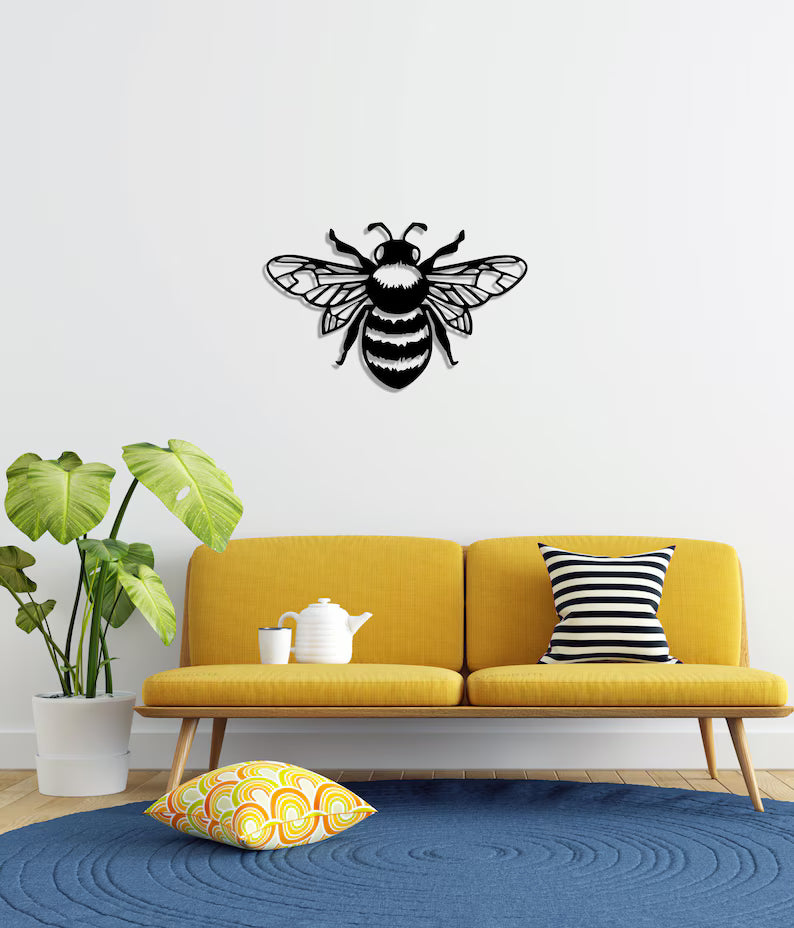 Bumble Bee Wooden Wall Art