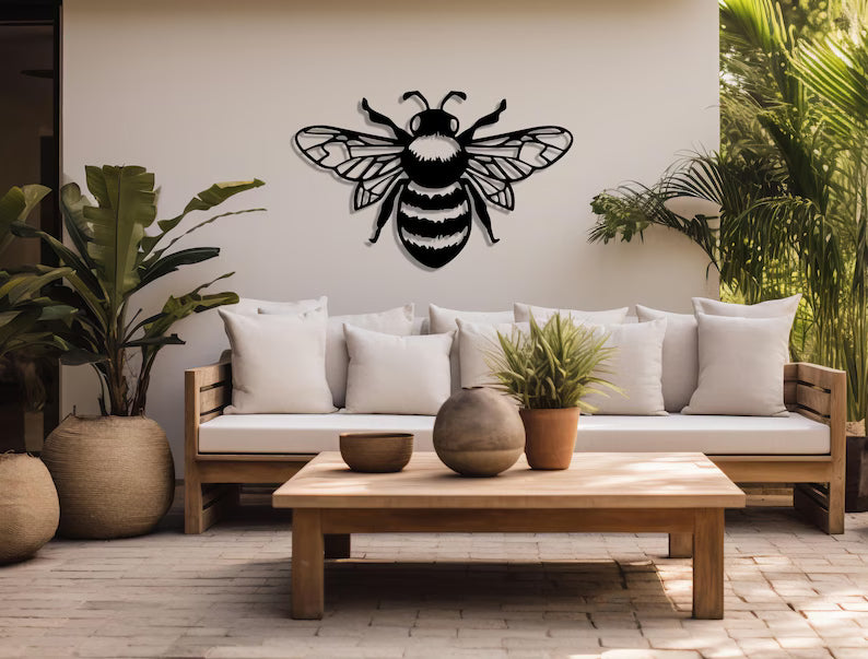 Bumble Bee Wooden Wall Art