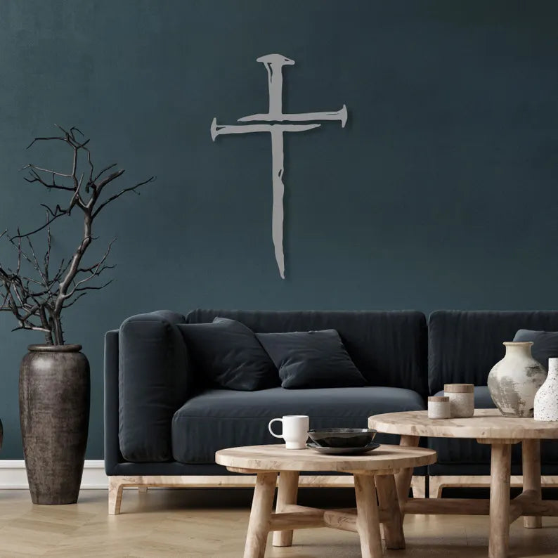 Christian Cross Wooden Wall Hanging Decor