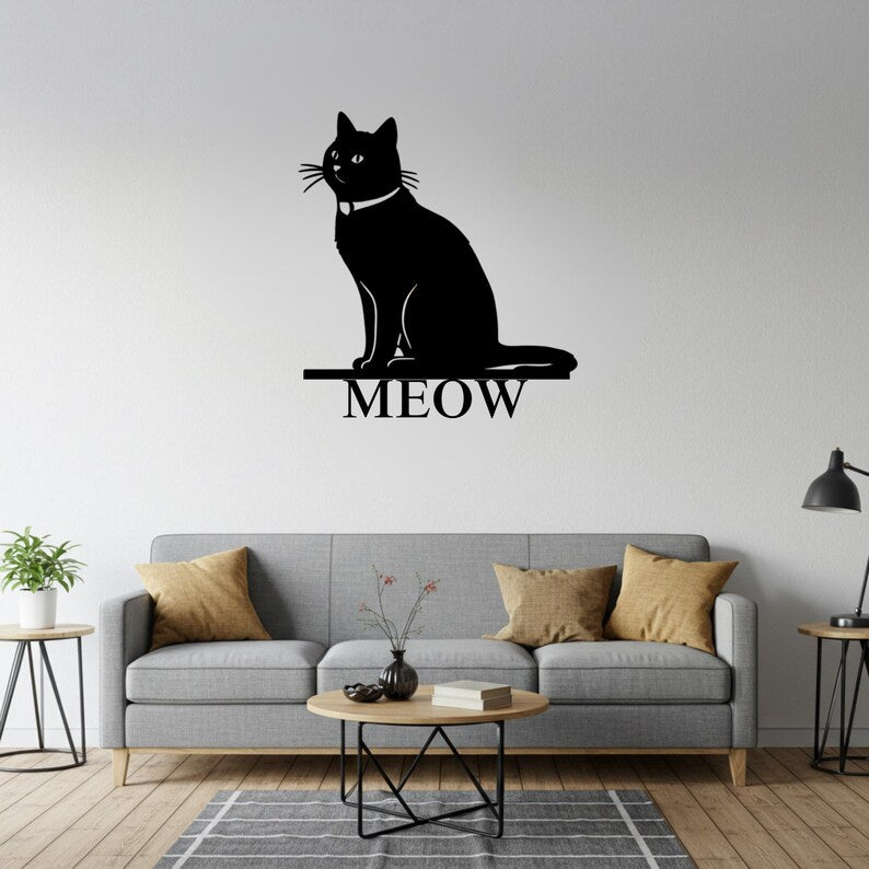 Personalized Cat Name Sign