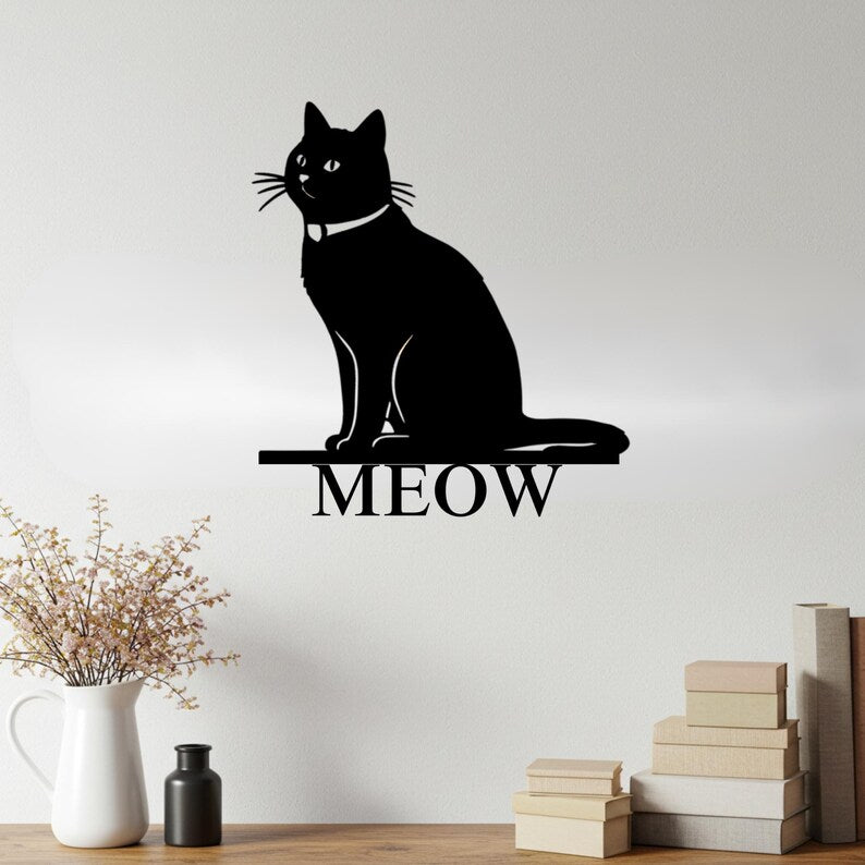 Personalized Cat Name Sign