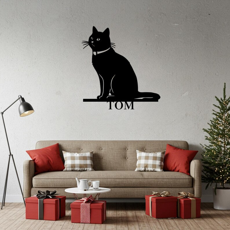 Personalized Cat Name Sign