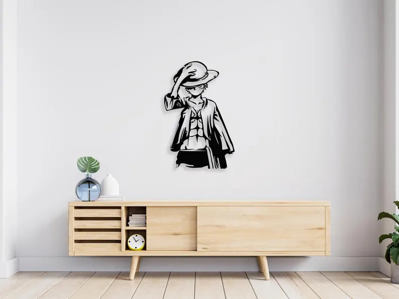 Luffy Wooden Wall Art