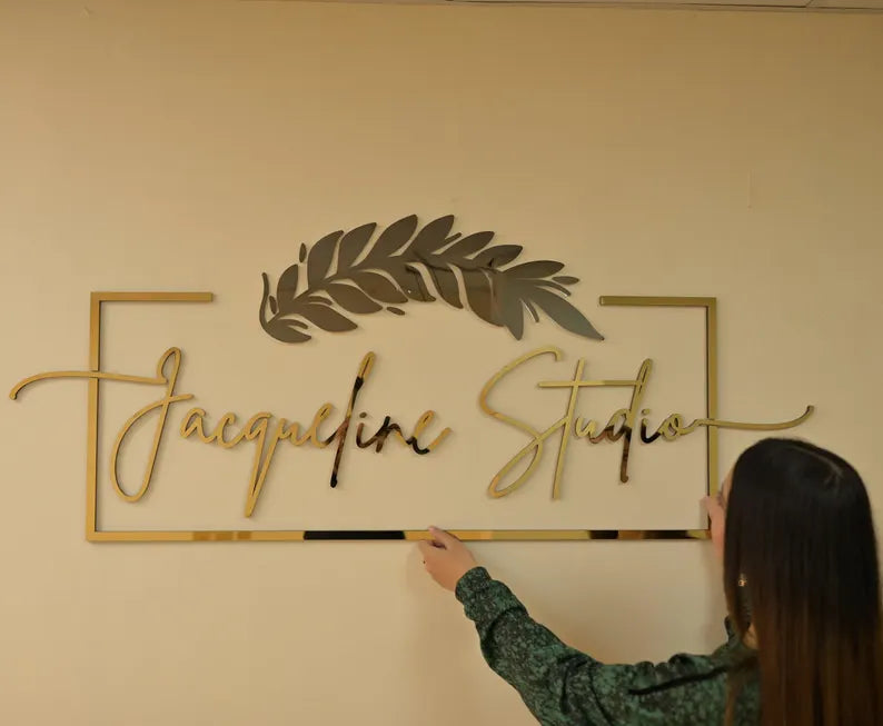 Custom Laser Cut Sign : Business Logo Signage