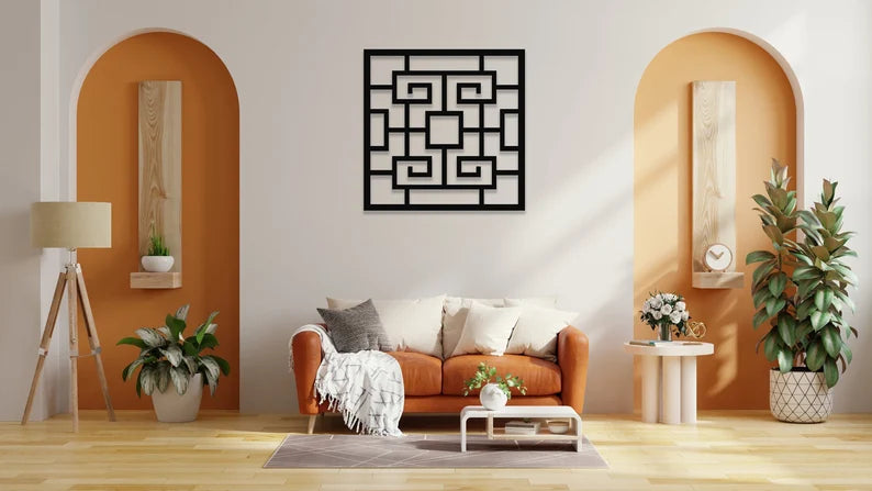 Decorative Square Wooden Wall Art