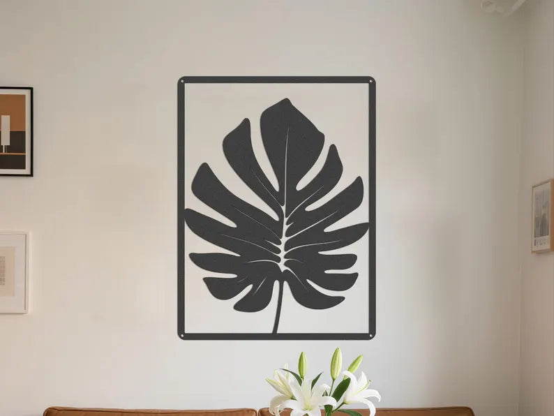 Tropical Leaf Wall Decor for Plant Lovers