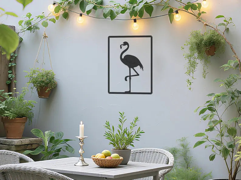 Flamingo Wooden Wall Art