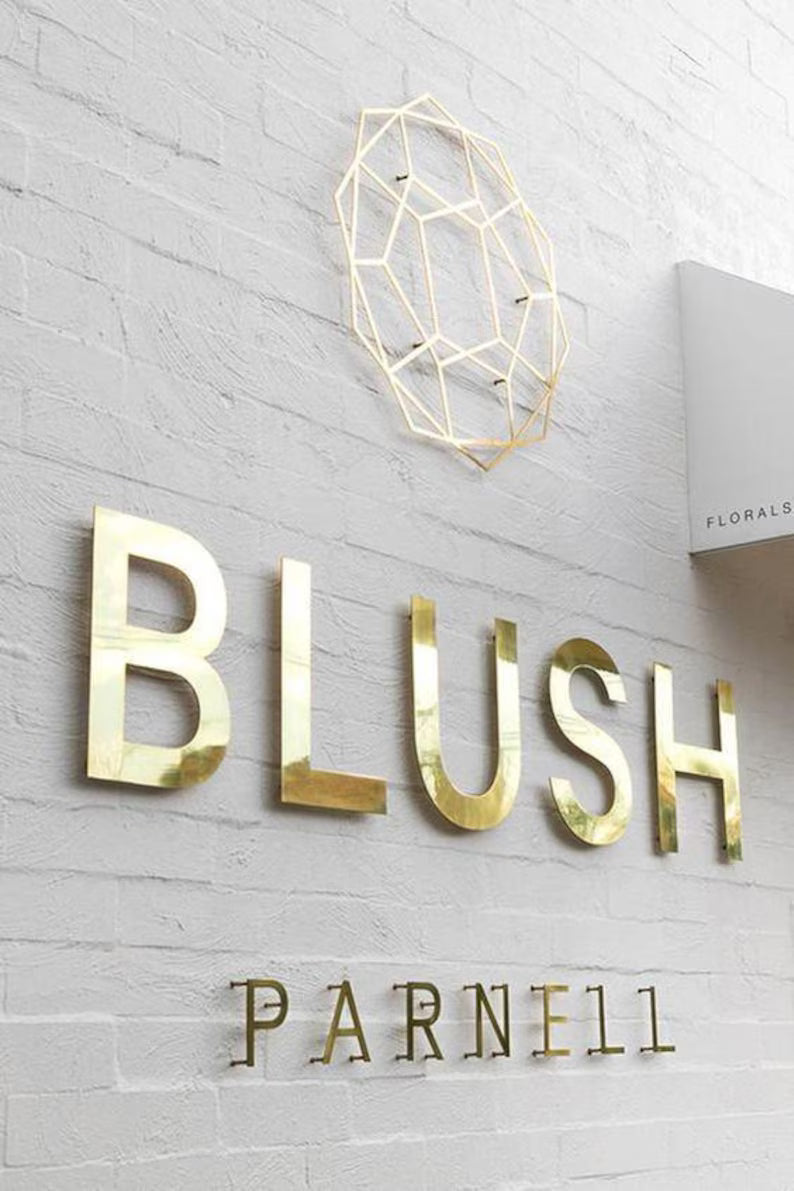 Floating Letters Laser Cut Logo Business Signs