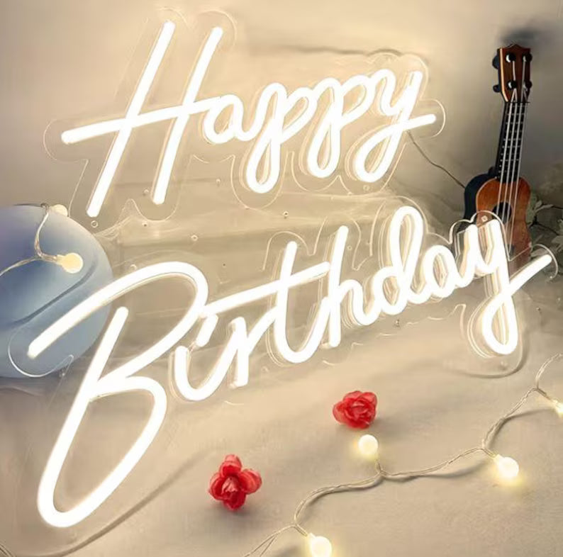 Custom Birthday Neon Sign
