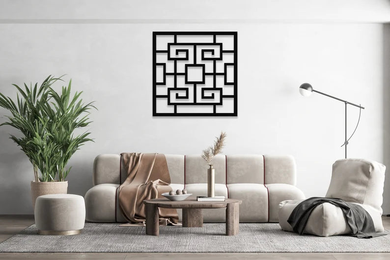 Decorative Square Wooden Wall Art