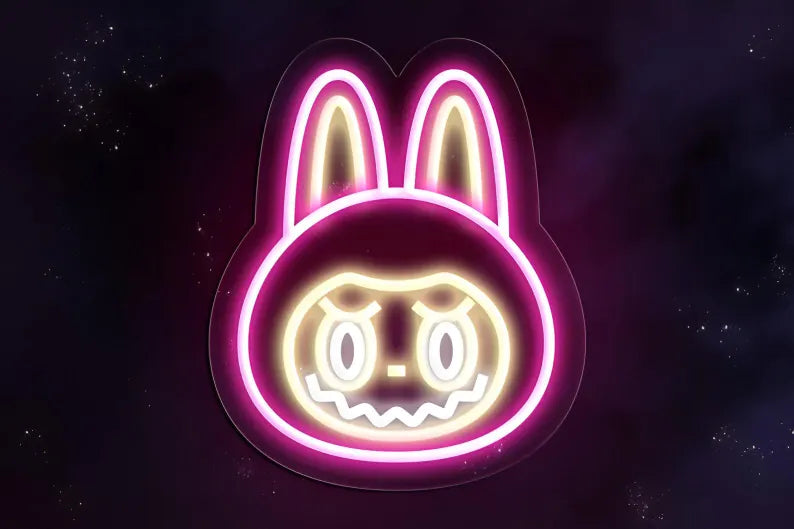 Cute Labubu LED Neon Sign For Wall Art