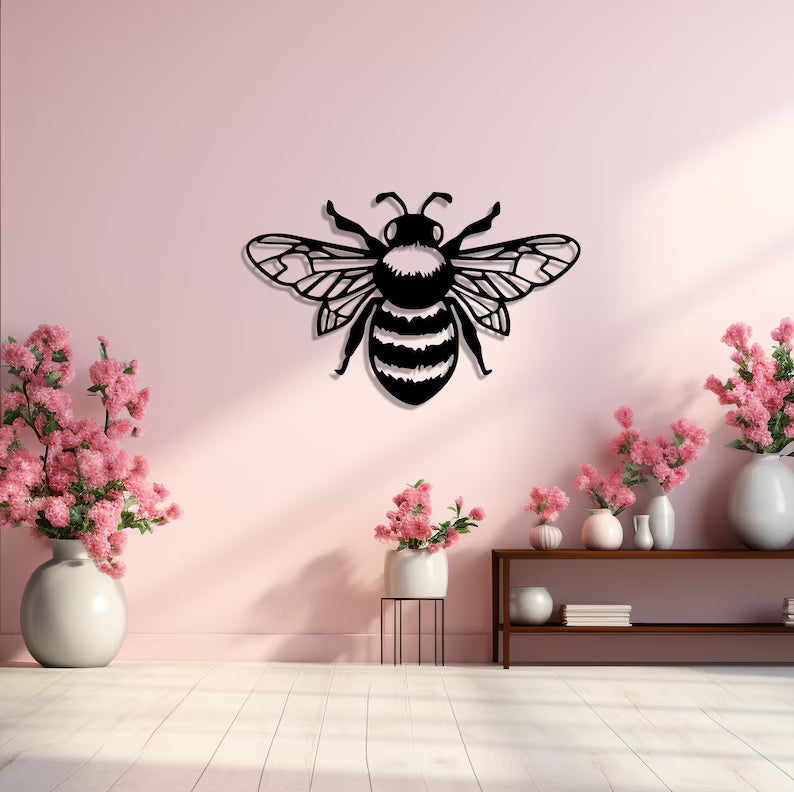 Bumble Bee Wooden Wall Art