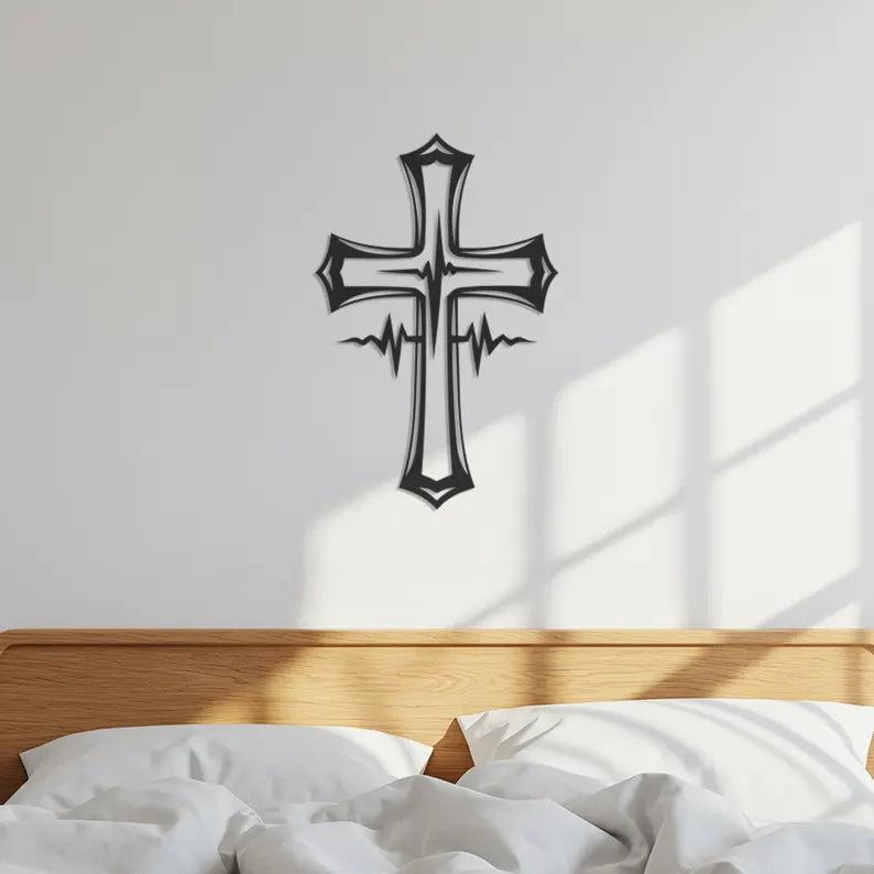 Christian Cross Wooden Wall Art