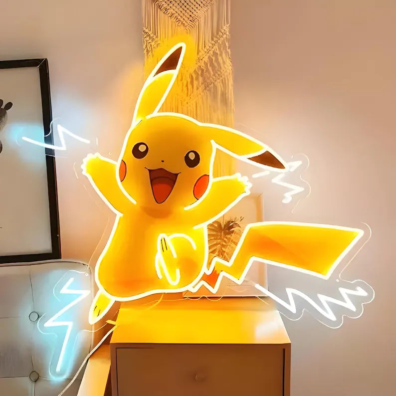 Pikachu Digital Neon Sign for Wall Decor
