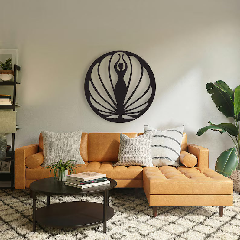 Shell Goddess Wooden Art