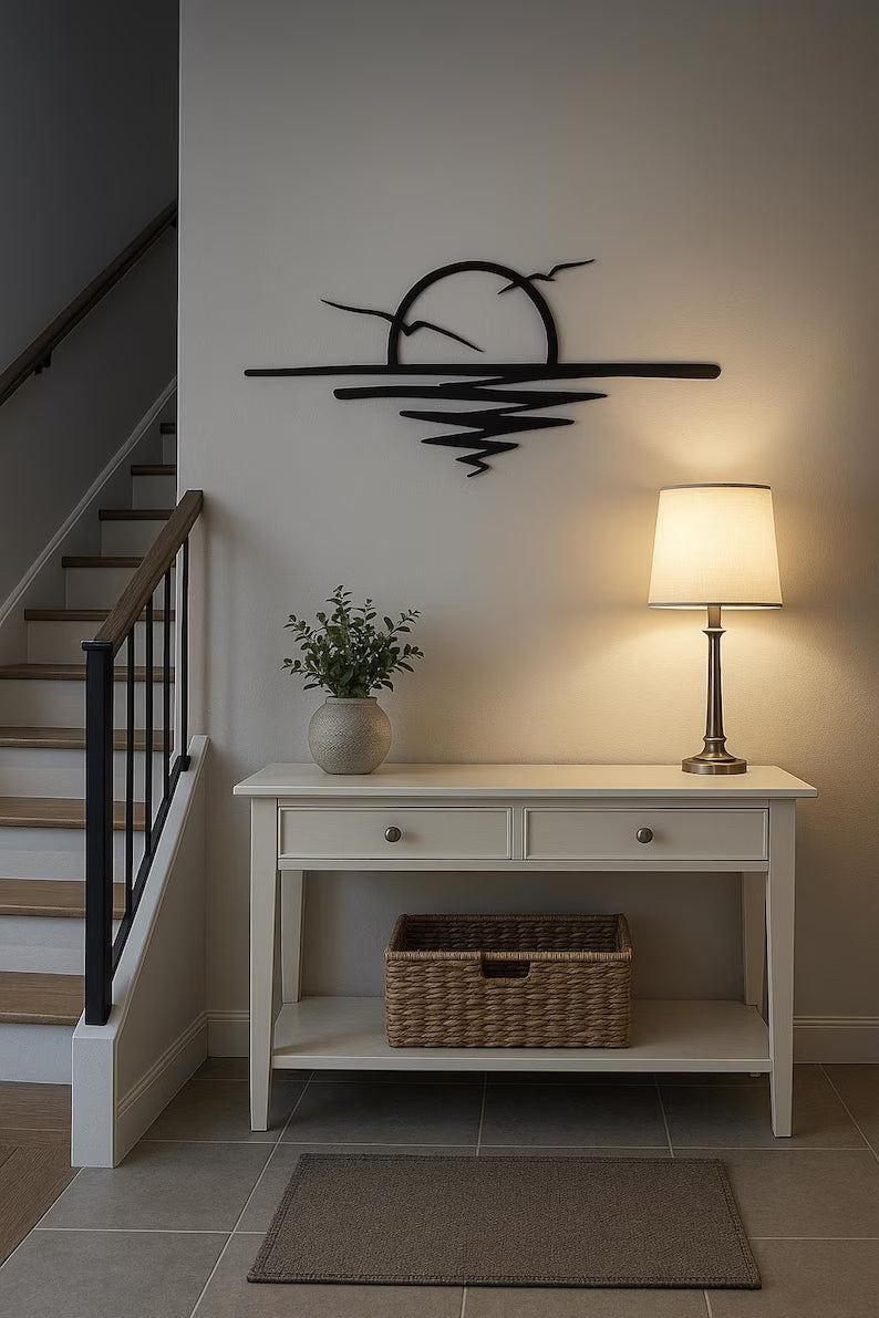 minimalist wall hanging