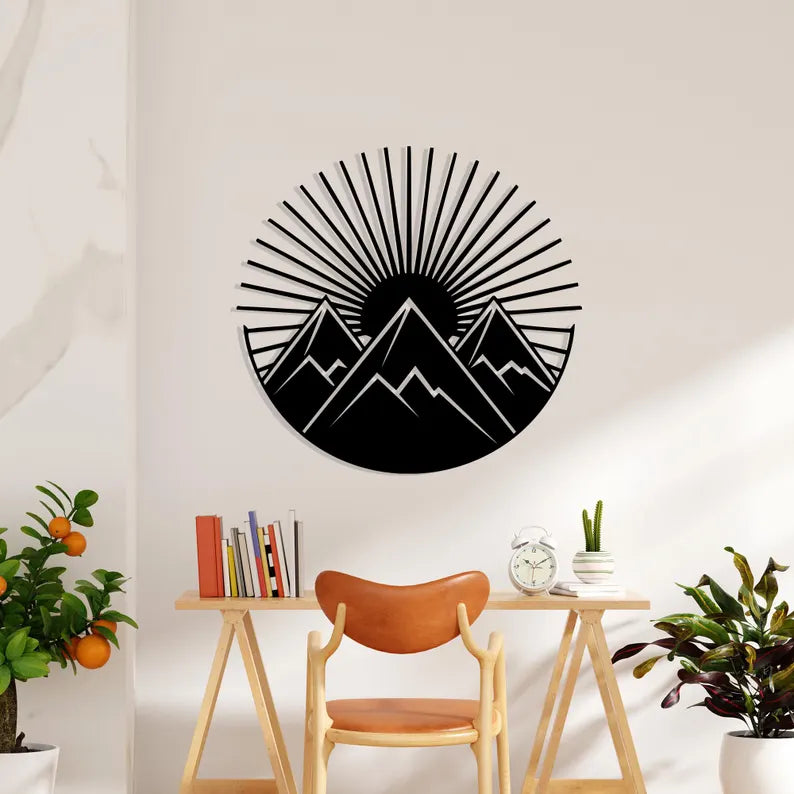 Sunrise Design Wooden Wall Decor