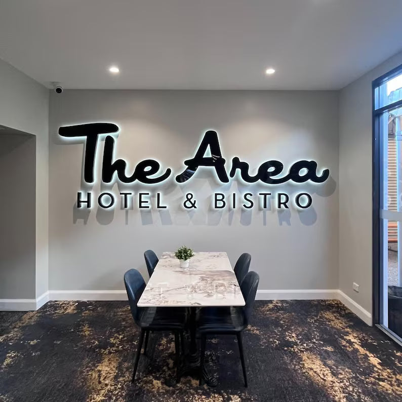 3D Illuminated Logo Letter Signage