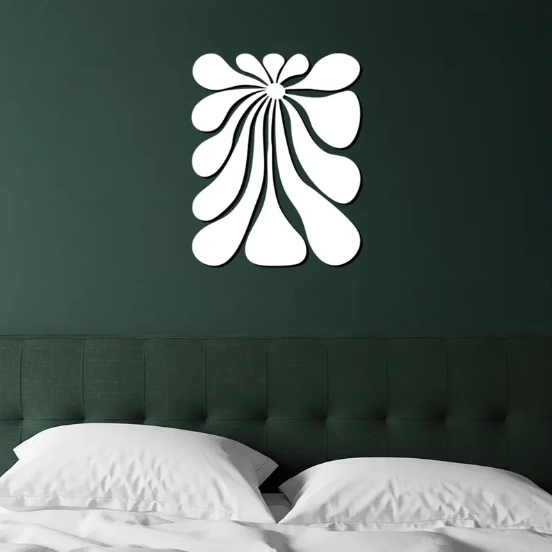 Droplet Shape Wooden Decor Art