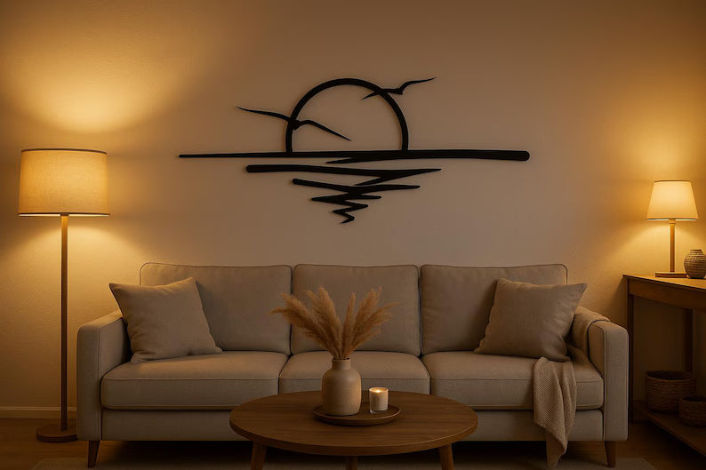minimalist wall hanging