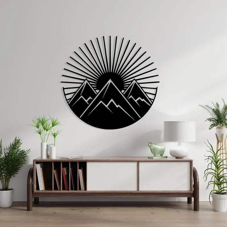 Sunrise Design Wooden Wall Decor
