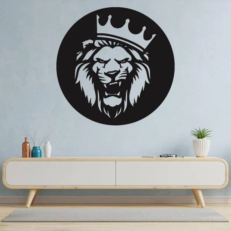 Lion Wooden Wall Art