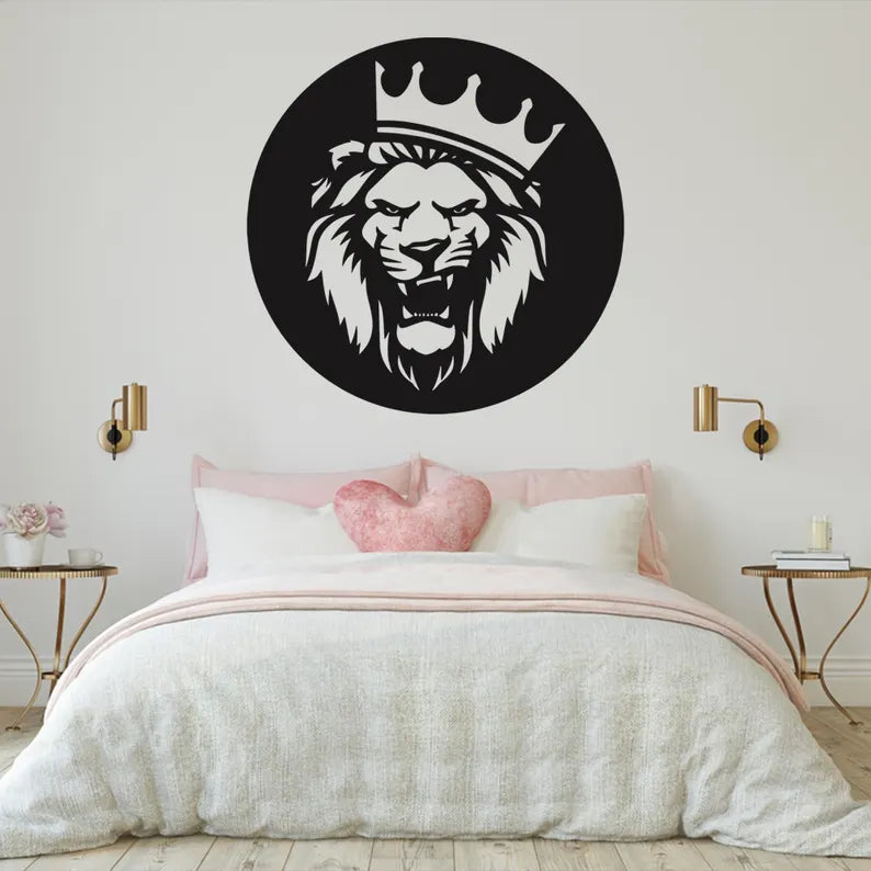 Lion Wooden Wall Art